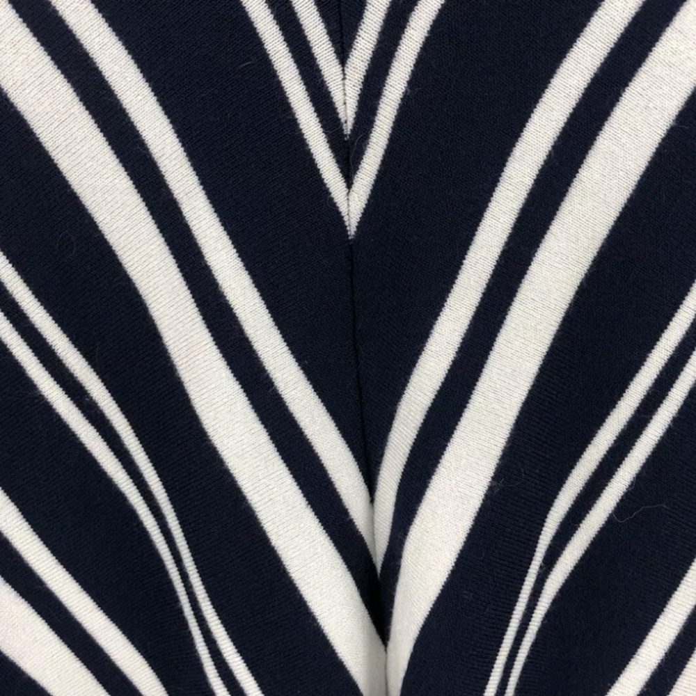 Lane Bryant Blue & White V-Neck Striped Sweater - Picture 3 of 6